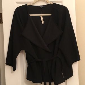 Madewell Black three quarter sleeve